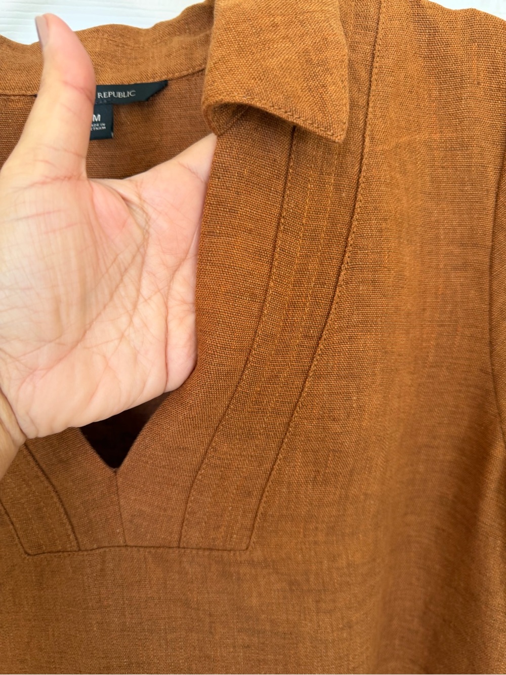 Banana Republic Cruz linen shirt dress - Picture 6 of 8